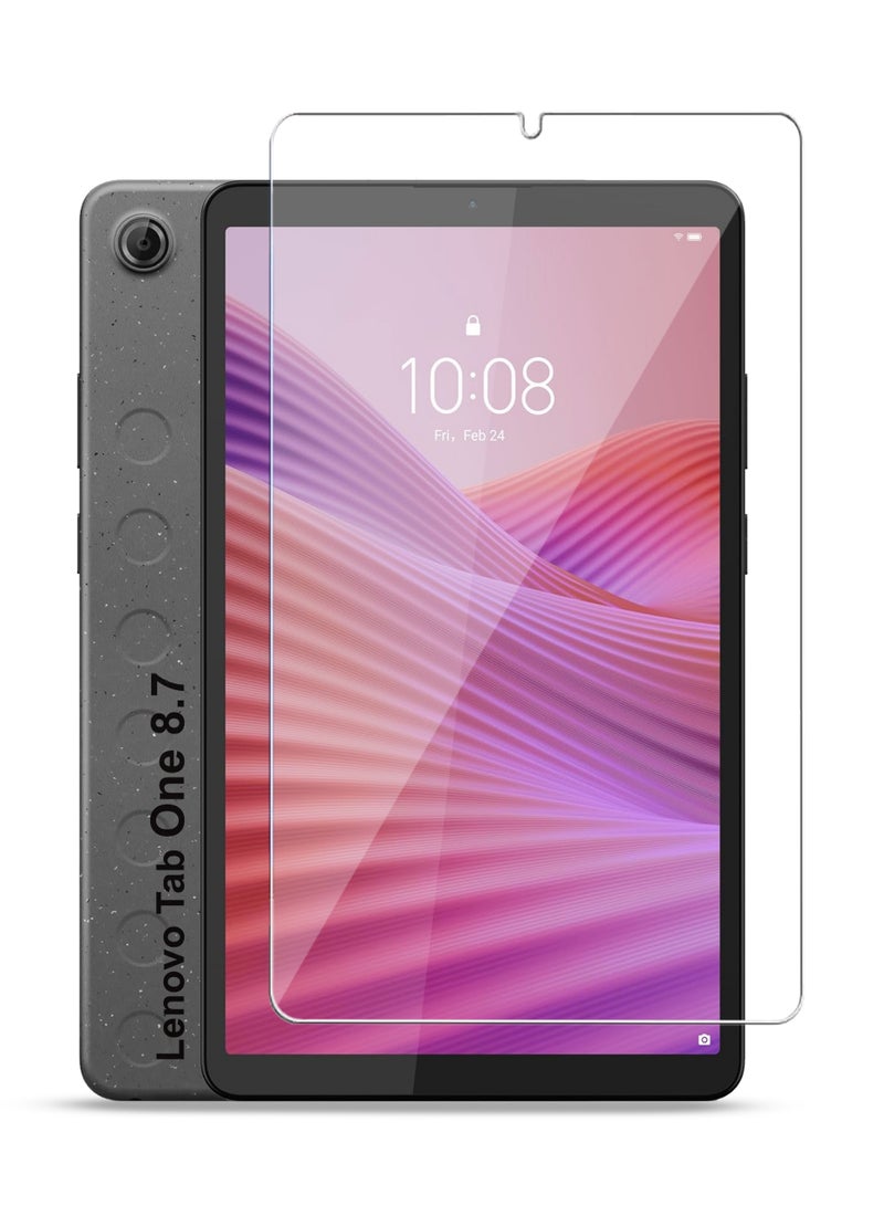ريو واقي شاشة لينوفو تاب ون 8.7، مصنوع من زجاج مقوى عالي الوضوح، مقاوم للخدوش، خالٍ من الفقاعات، شفاف للغاية، واقي شاشة لمس دقيق لجهاز لينوفو تاب ون 8.7 - Image 1